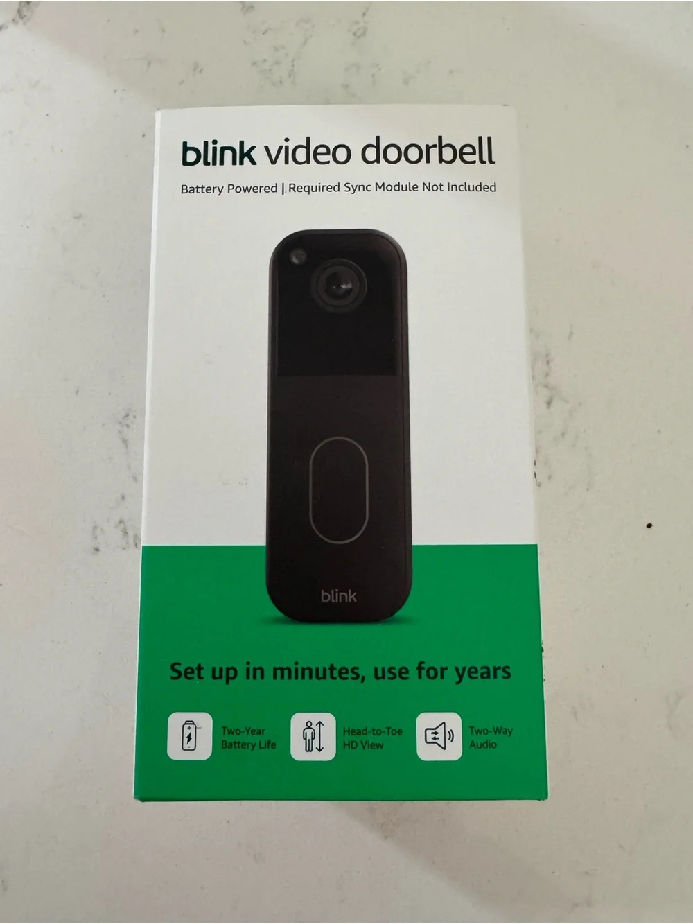 Blink Video Doorbell Black